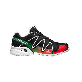 Salomon Férfi SPEEDCROSS 3 Sportcipő Fekete / Piros